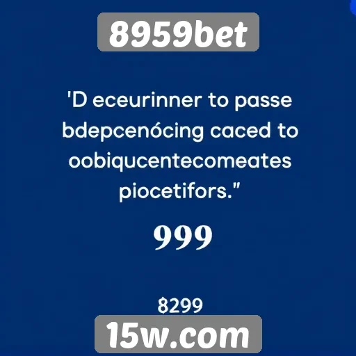 Atendimento ao cliente do 8959bet avaliado